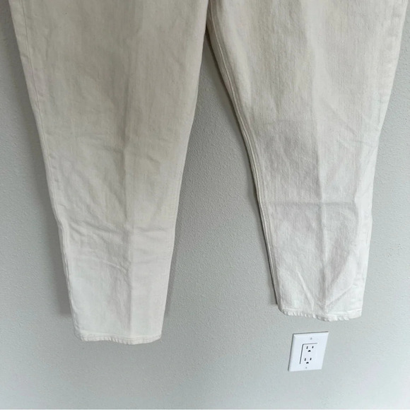 NWOT Rag & Bone Nina High Rise Ankle Slim Straight Cigarette Jeans Ecru Denim 32 - Picture 5 of 11